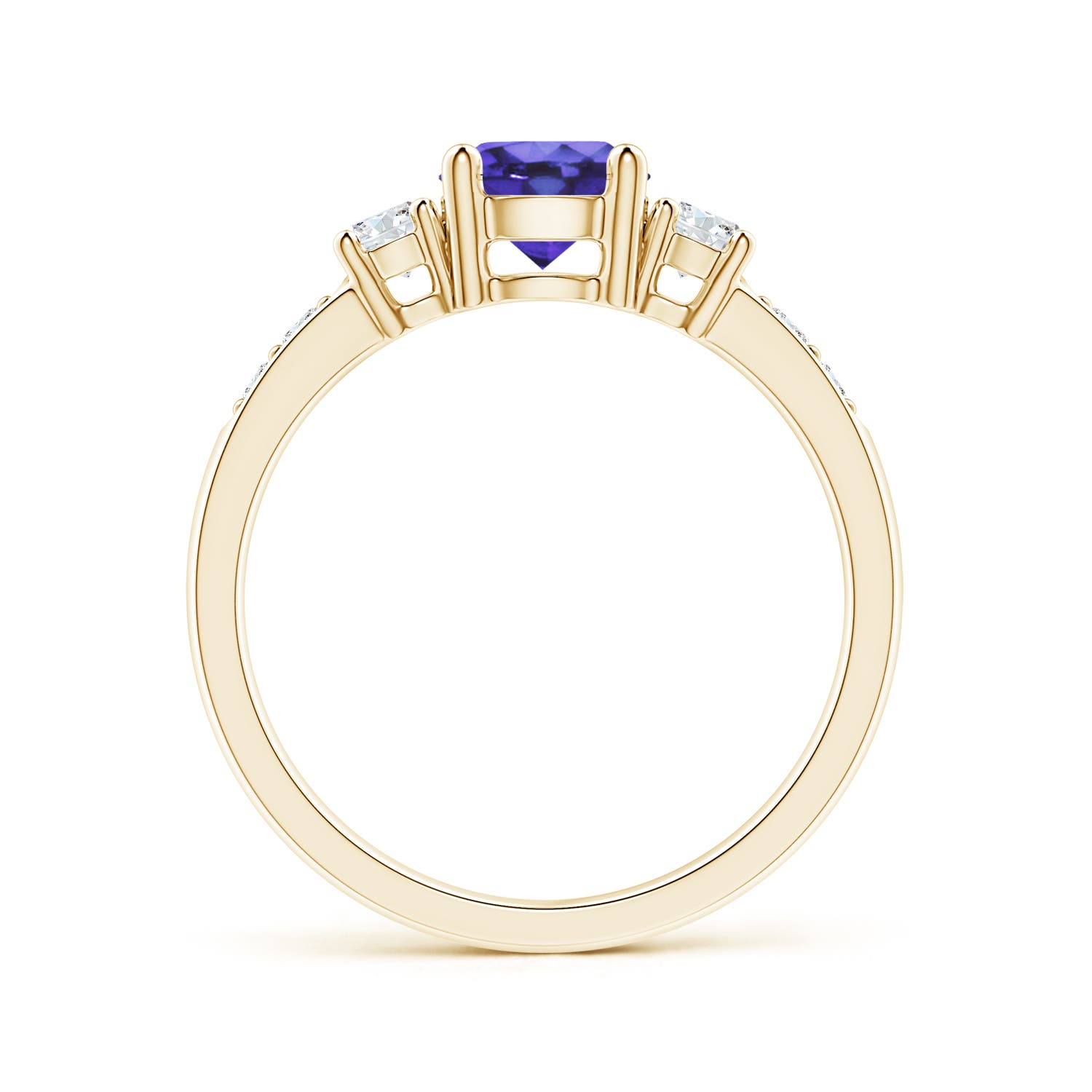 AA - Tanzanite / 1.23 CT / 14 KT Yellow Gold