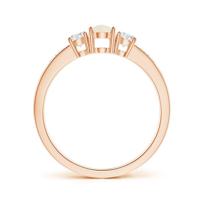 A - Opal / 0.61 CT / 14 KT Rose Gold