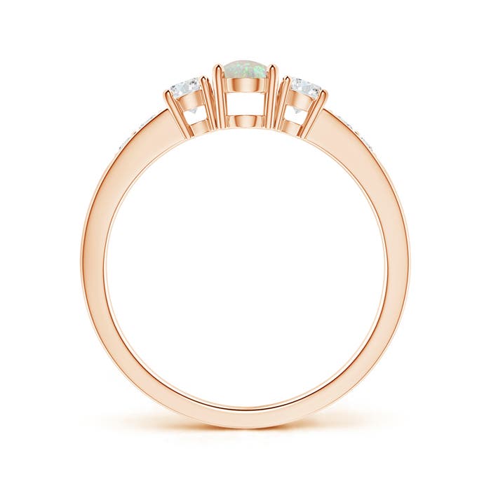 AAA - Opal / 0.61 CT / 14 KT Rose Gold