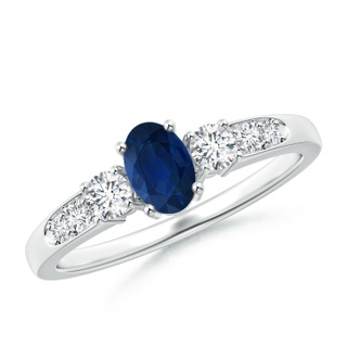 Oval AA Blue Sapphire