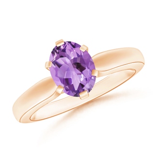 Oval A Amethyst