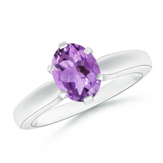 Oval A Amethyst