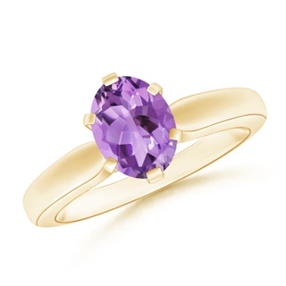Oval A Amethyst