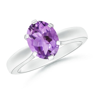 Oval A Amethyst