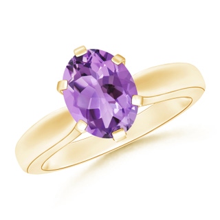 Oval A Amethyst