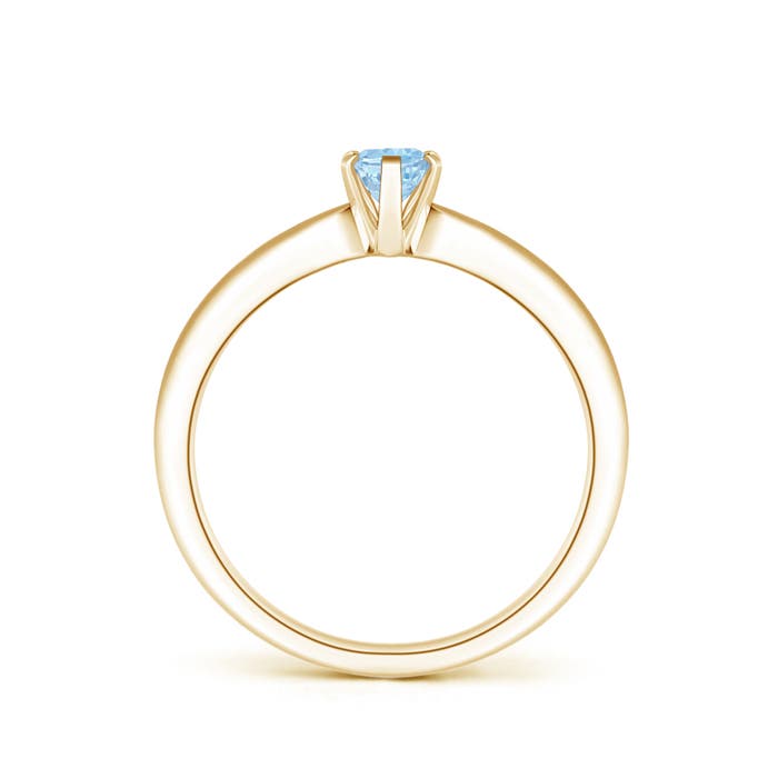 AAA - Aquamarine / 0.4 CT / 14 KT Yellow Gold