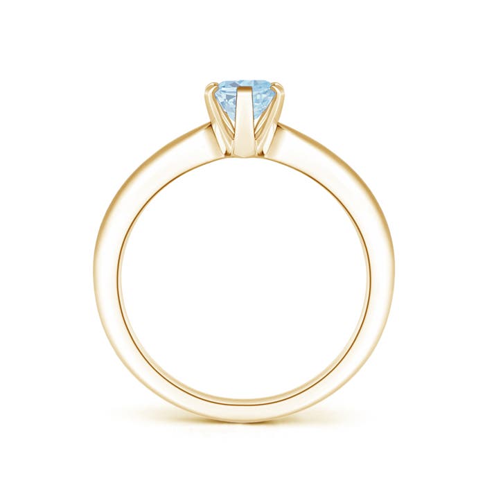 A - Aquamarine / 0.6 CT / 14 KT Yellow Gold