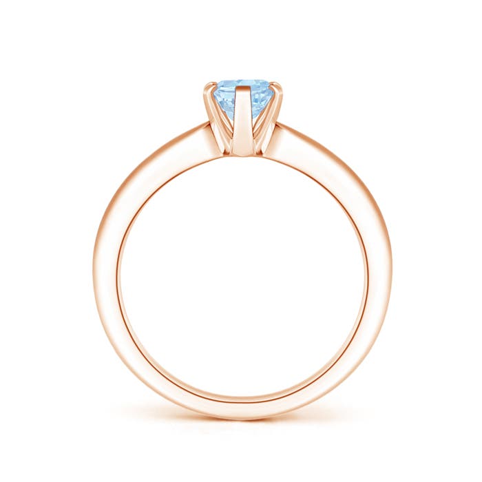 AA - Aquamarine / 0.6 CT / 14 KT Rose Gold