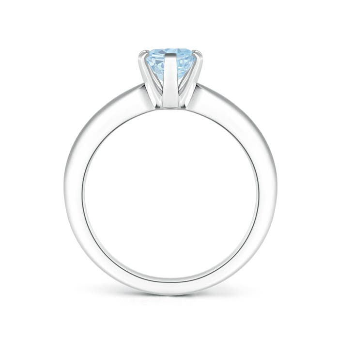 A - Aquamarine / 1 CT / 14 KT White Gold