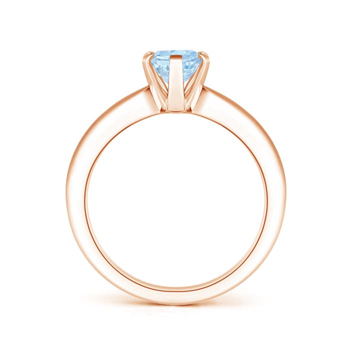 AA - Aquamarine / 1 CT / 14 KT Rose Gold