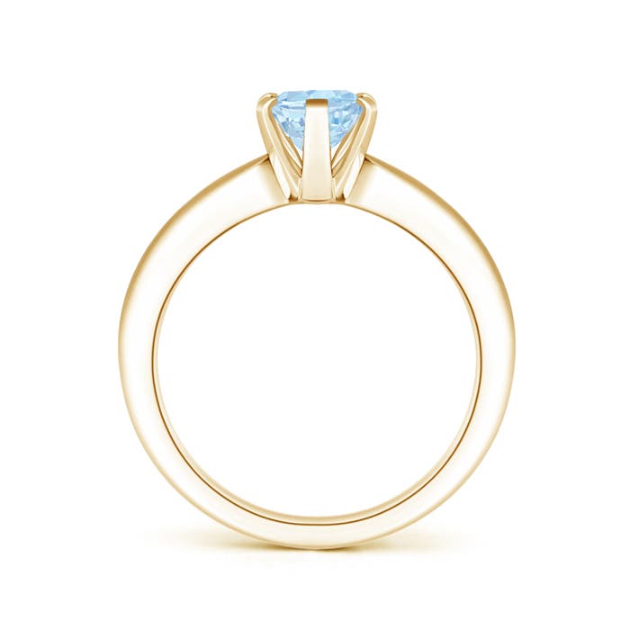 AA - Aquamarine / 1 CT / 14 KT Yellow Gold