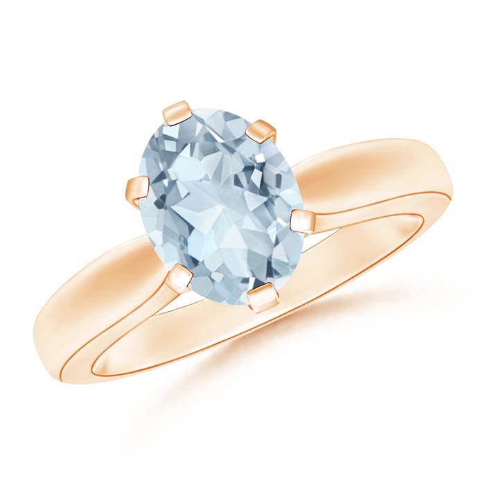 A - Aquamarine / 1.5 CT / 14 KT Rose Gold