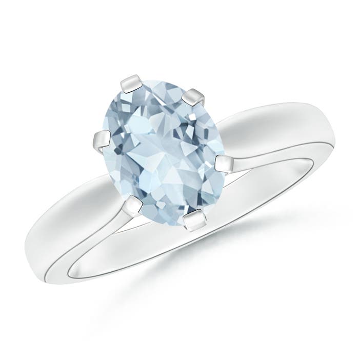 A - Aquamarine / 1.5 CT / 14 KT White Gold