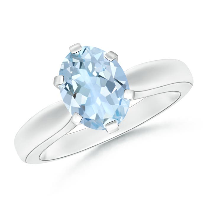 AA - Aquamarine / 1.5 CT / 14 KT White Gold