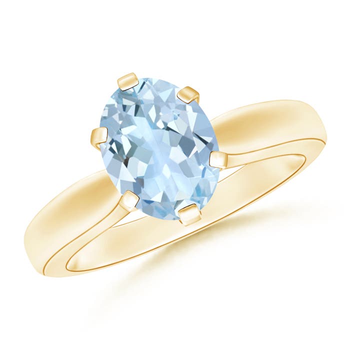 AA - Aquamarine / 1.5 CT / 14 KT Yellow Gold