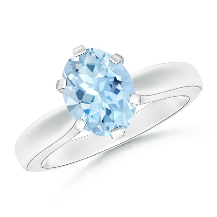 AAA - Aquamarine / 1.5 CT / 14 KT White Gold