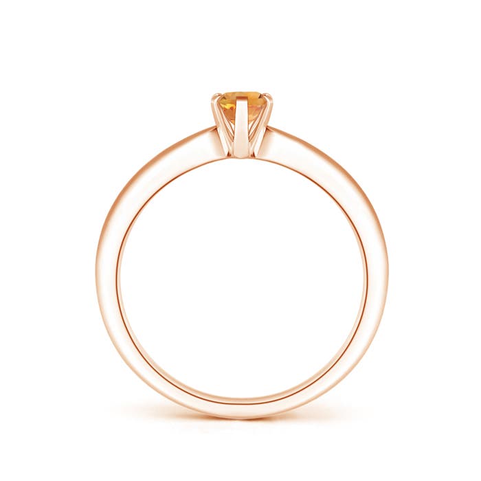 AA - Citrine / 0.4 CT / 14 KT Rose Gold