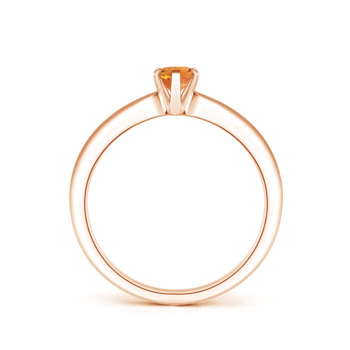 AAA - Citrine / 0.4 CT / 14 KT Rose Gold