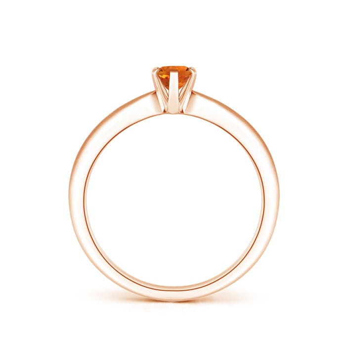 AAAA - Citrine / 0.4 CT / 14 KT Rose Gold