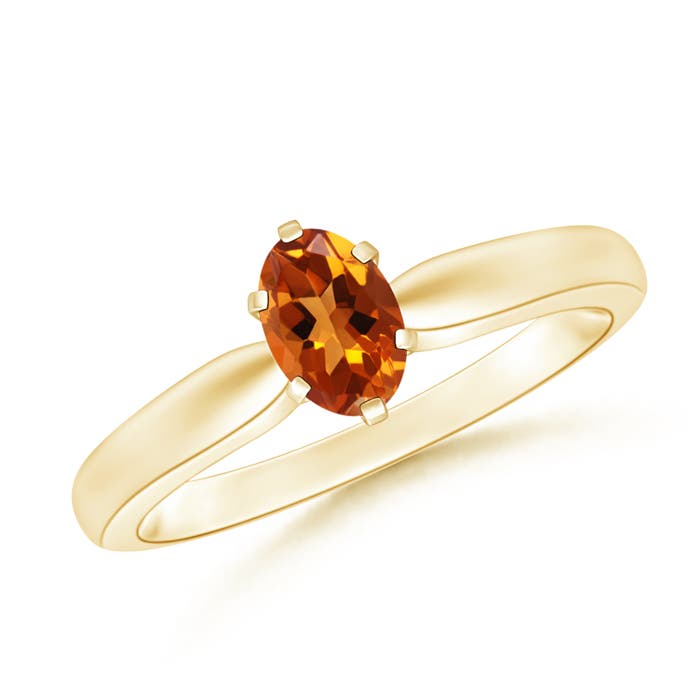 AAAA - Citrine / 0.4 CT / 14 KT Yellow Gold