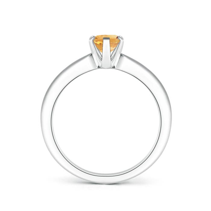 A - Citrine / 0.75 CT / 14 KT White Gold