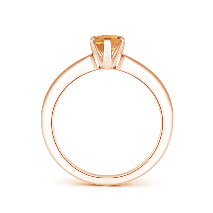 AA - Citrine / 0.75 CT / 14 KT Rose Gold