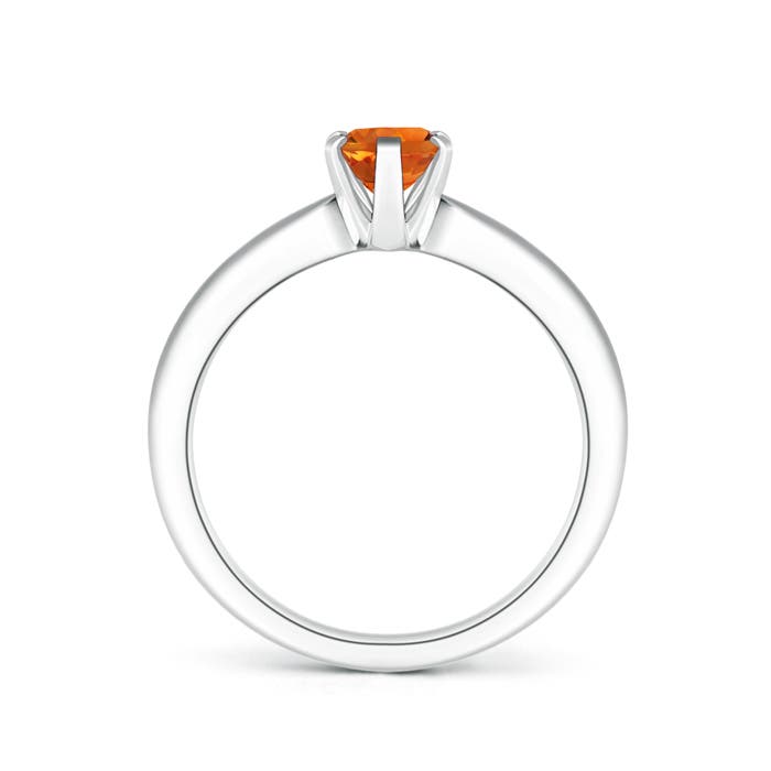 AAAA - Citrine / 0.75 CT / 14 KT White Gold