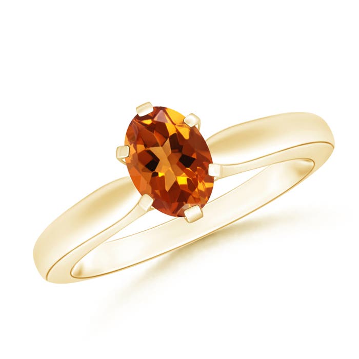 AAAA - Citrine / 0.75 CT / 14 KT Yellow Gold