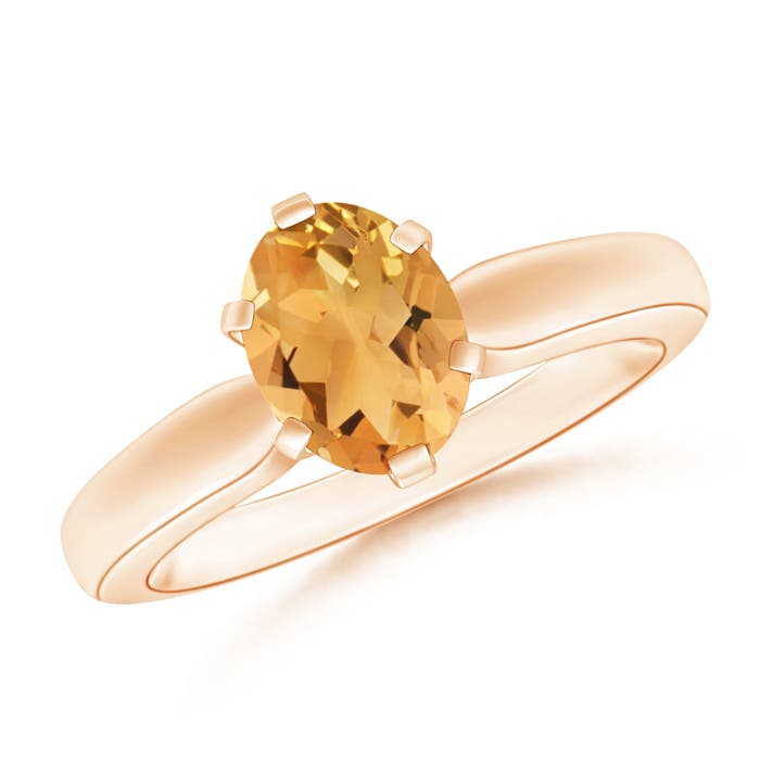 A - Citrine / 1.1 CT / 14 KT Rose Gold