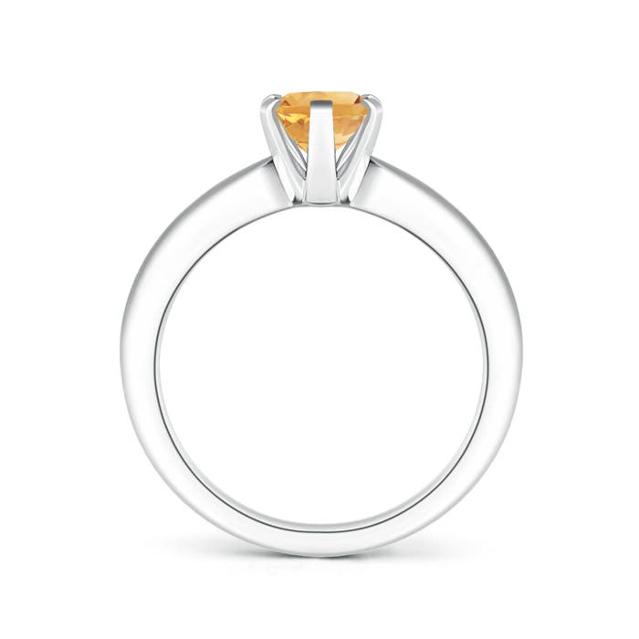 A - Citrine / 1.1 CT / 14 KT White Gold