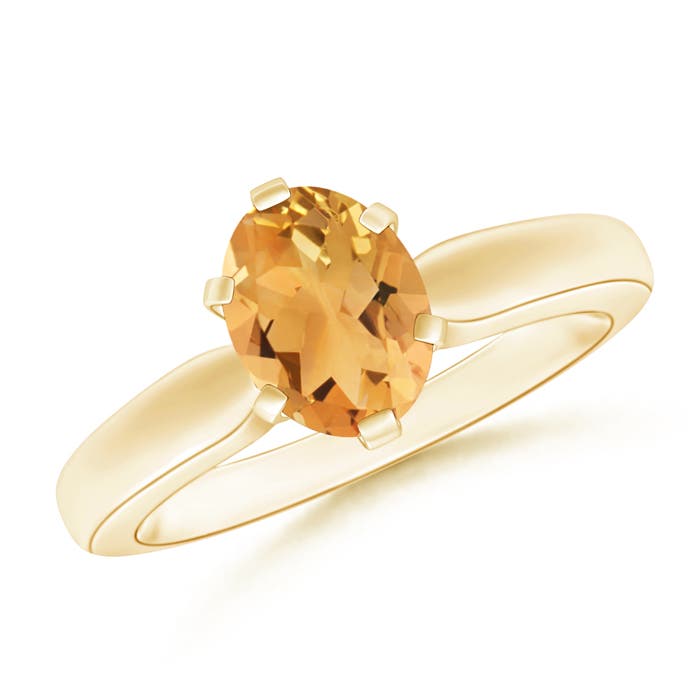 A - Citrine / 1.1 CT / 14 KT Yellow Gold