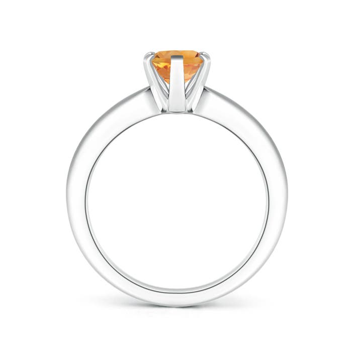 AA - Citrine / 1.1 CT / 14 KT White Gold