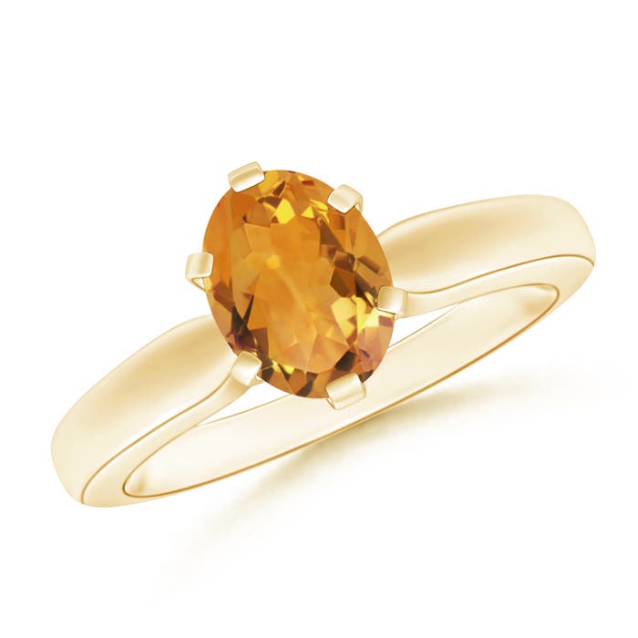 AA - Citrine / 1.1 CT / 14 KT Yellow Gold