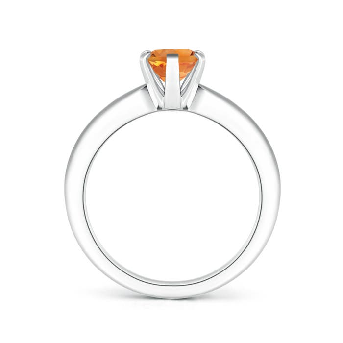 AAA - Citrine / 1.1 CT / 14 KT White Gold