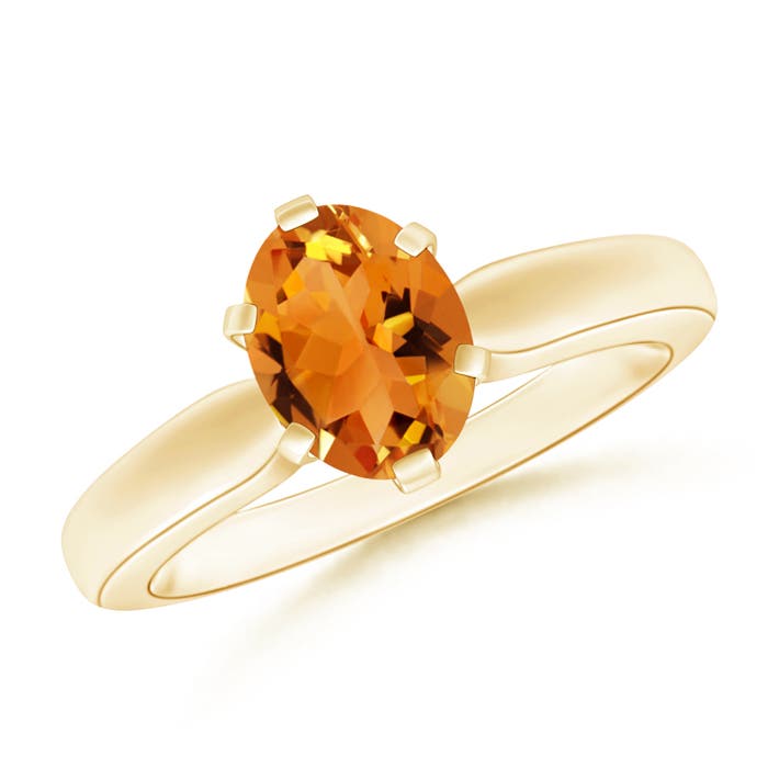 AAA - Citrine / 1.1 CT / 14 KT Yellow Gold