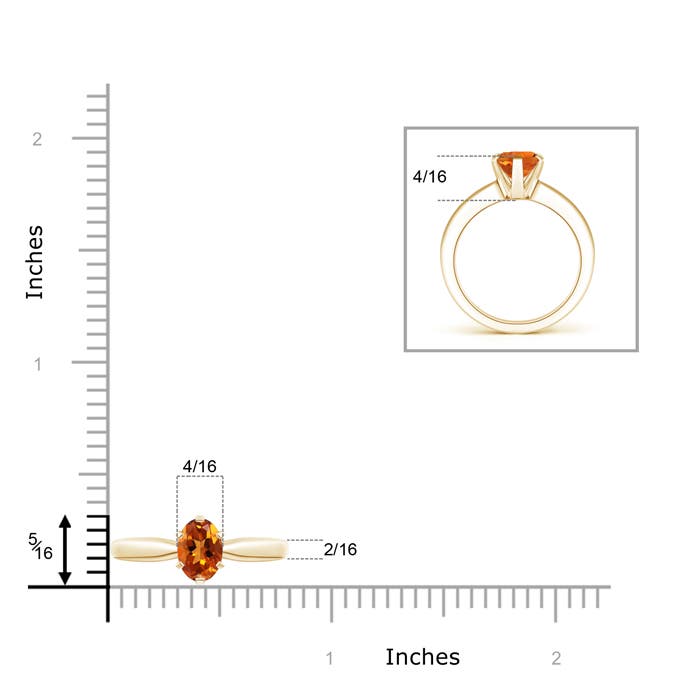 AAAA - Citrine / 1.1 CT / 14 KT Yellow Gold