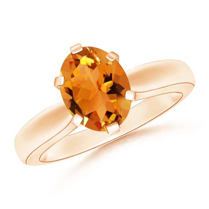 AAA - Citrine / 1.65 CT / 14 KT Rose Gold