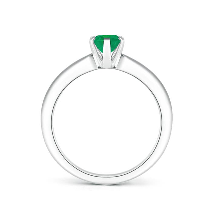 AA - Emerald / 0.66 CT / 14 KT White Gold