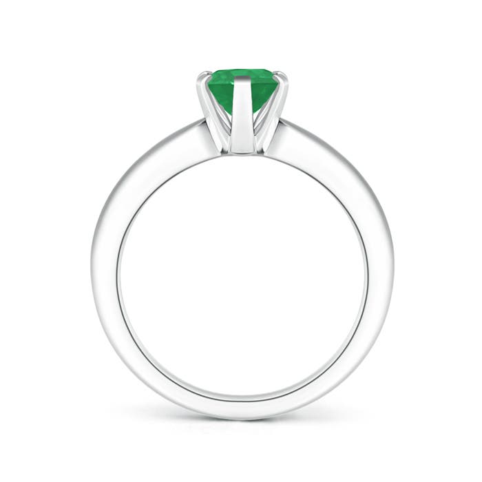 A - Emerald / 1.1 CT / 14 KT White Gold