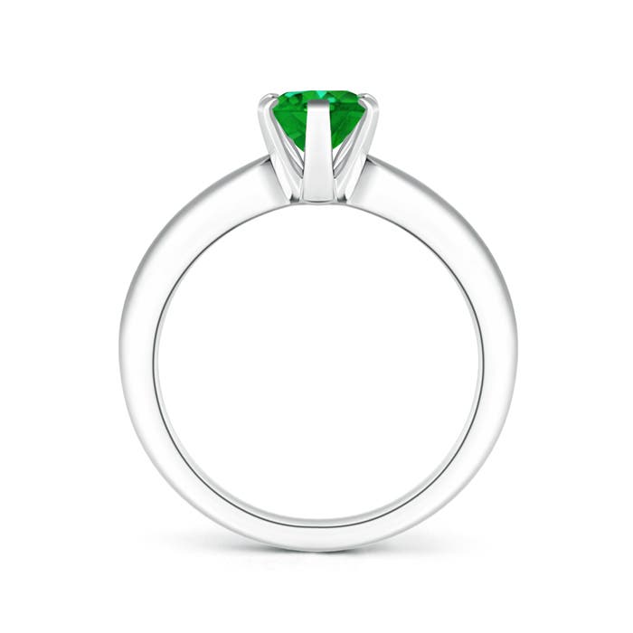 AAAA - Emerald / 1.1 CT / 14 KT White Gold