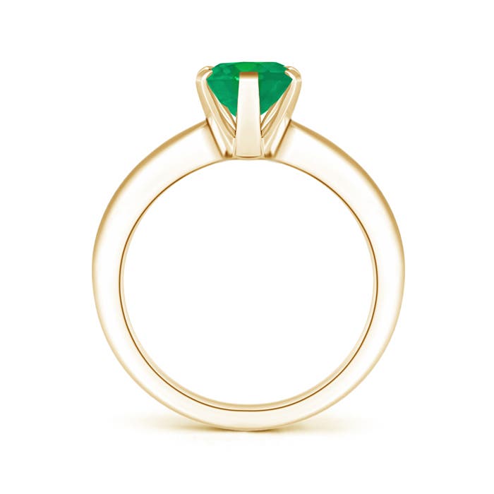 AA - Emerald / 1.5 CT / 14 KT Yellow Gold