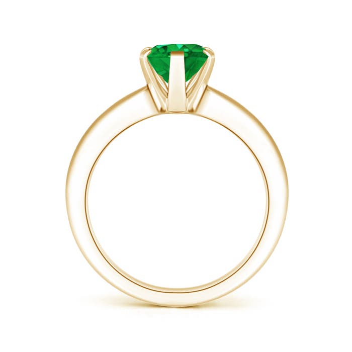 AAA - Emerald / 1.5 CT / 14 KT Yellow Gold