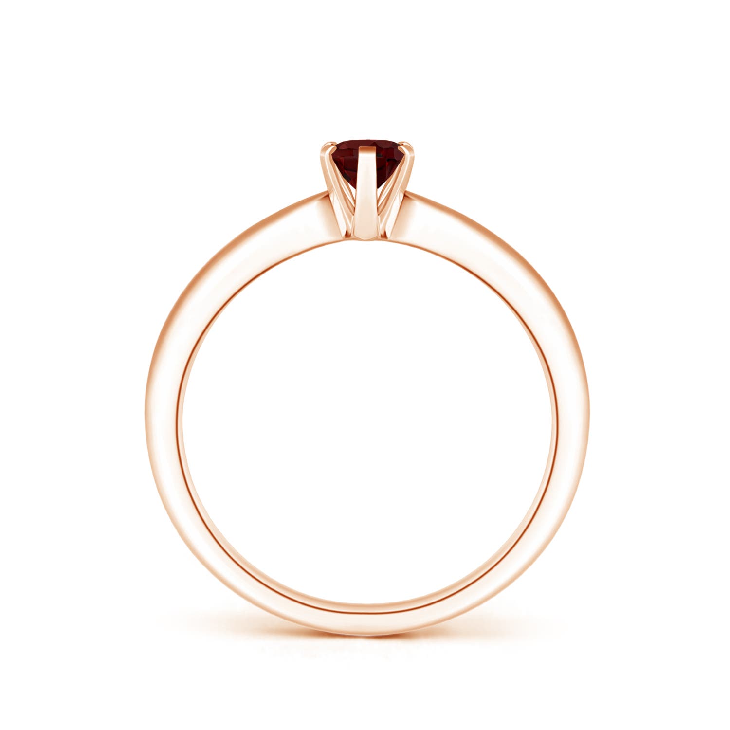 AAA - Garnet / 0.55 CT / 14 KT Rose Gold