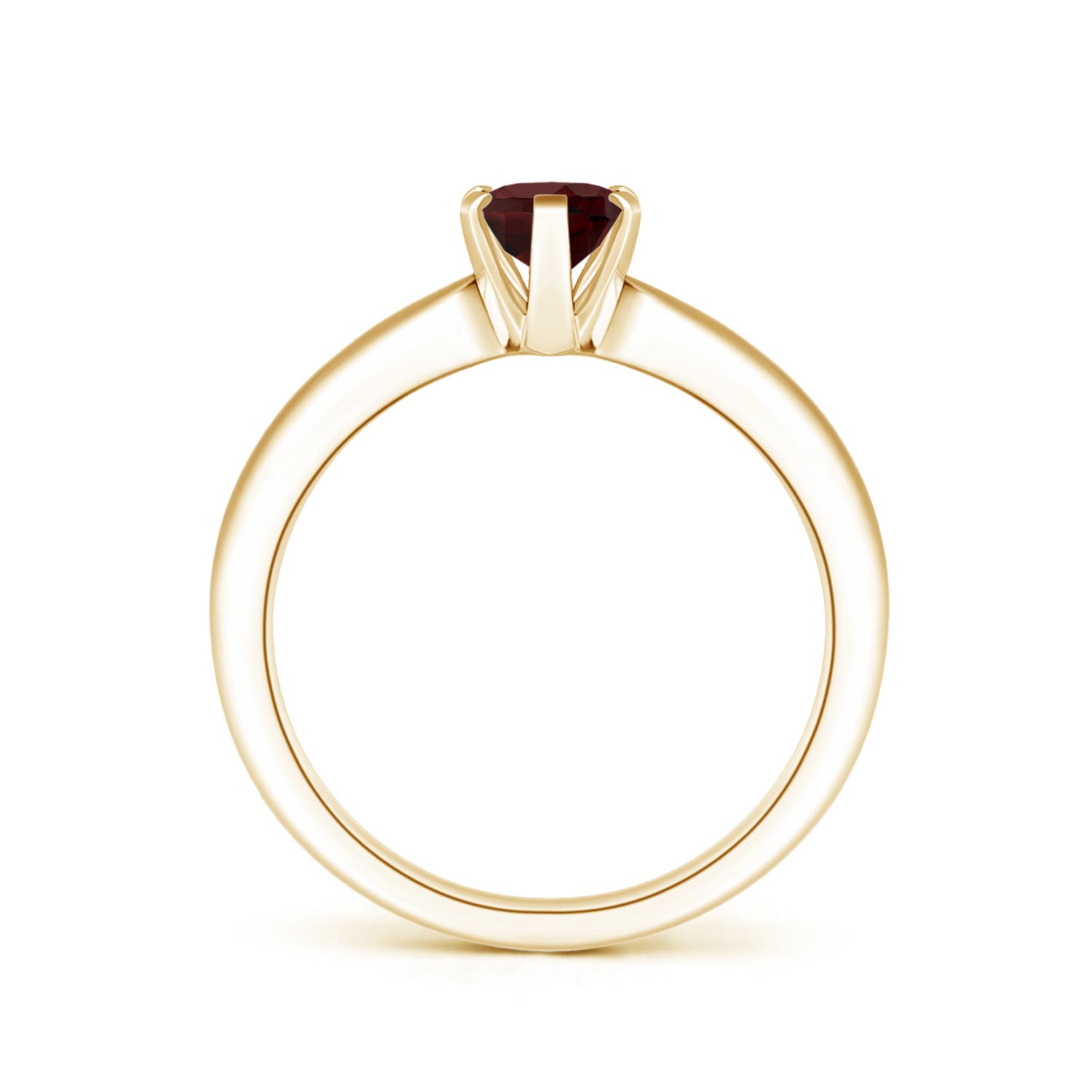 AA - Garnet / 0.9 CT / 14 KT Yellow Gold