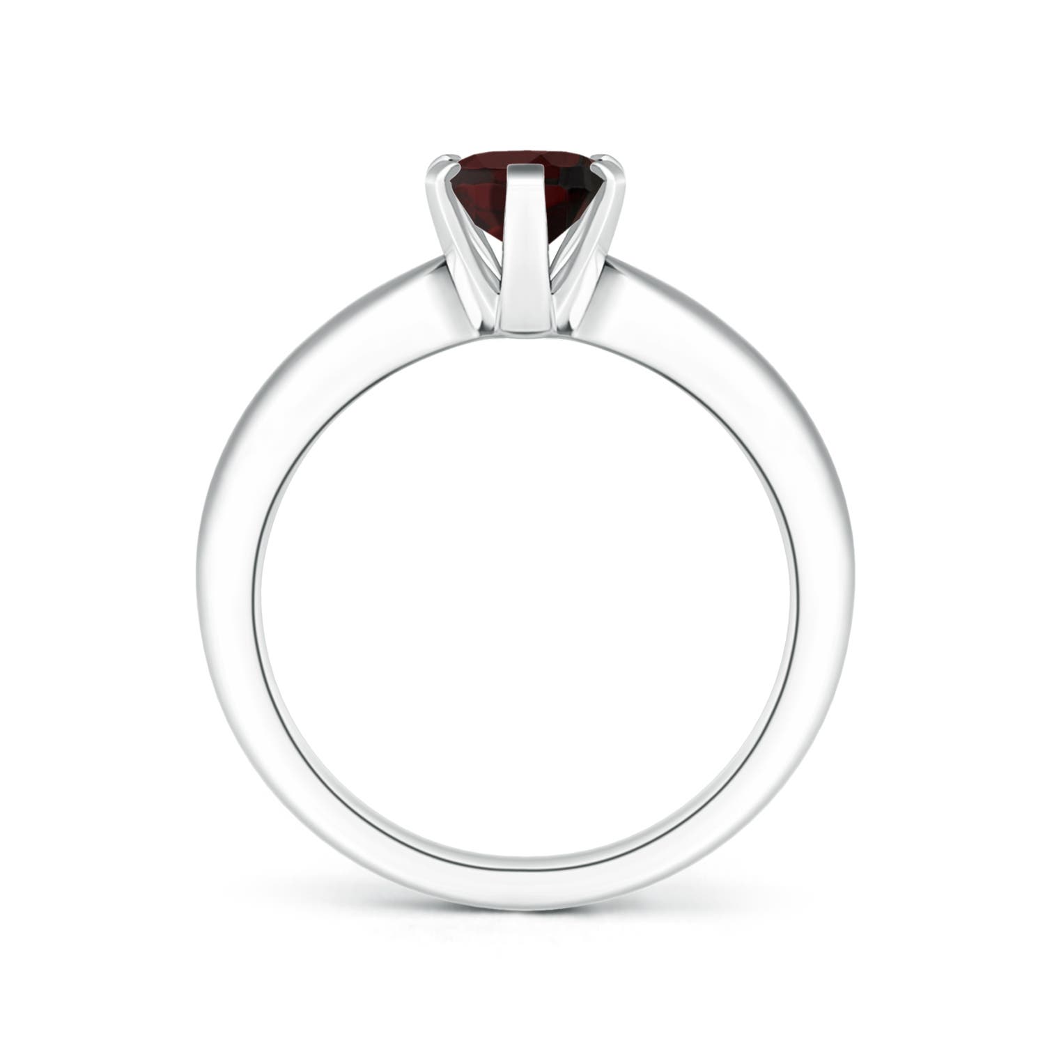 A - Garnet / 1.45 CT / 14 KT White Gold