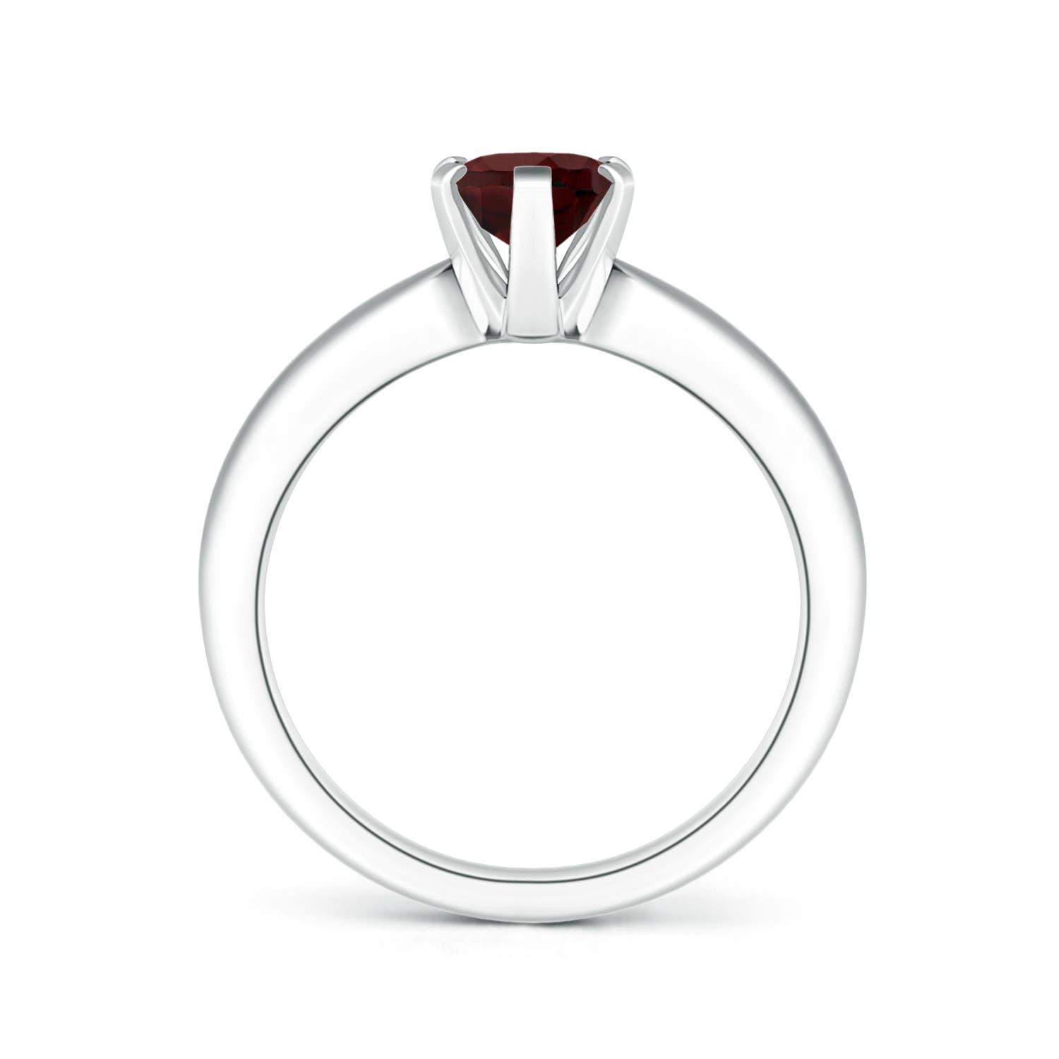 AA - Garnet / 1.45 CT / 14 KT White Gold