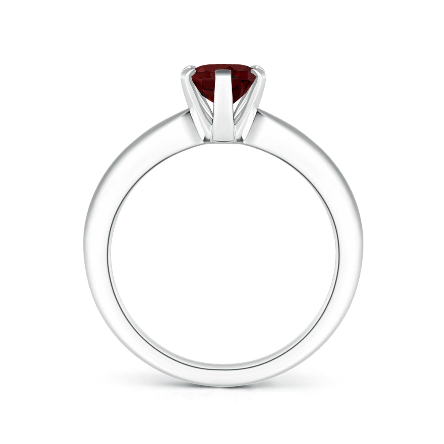 AAA - Garnet / 1.45 CT / 14 KT White Gold