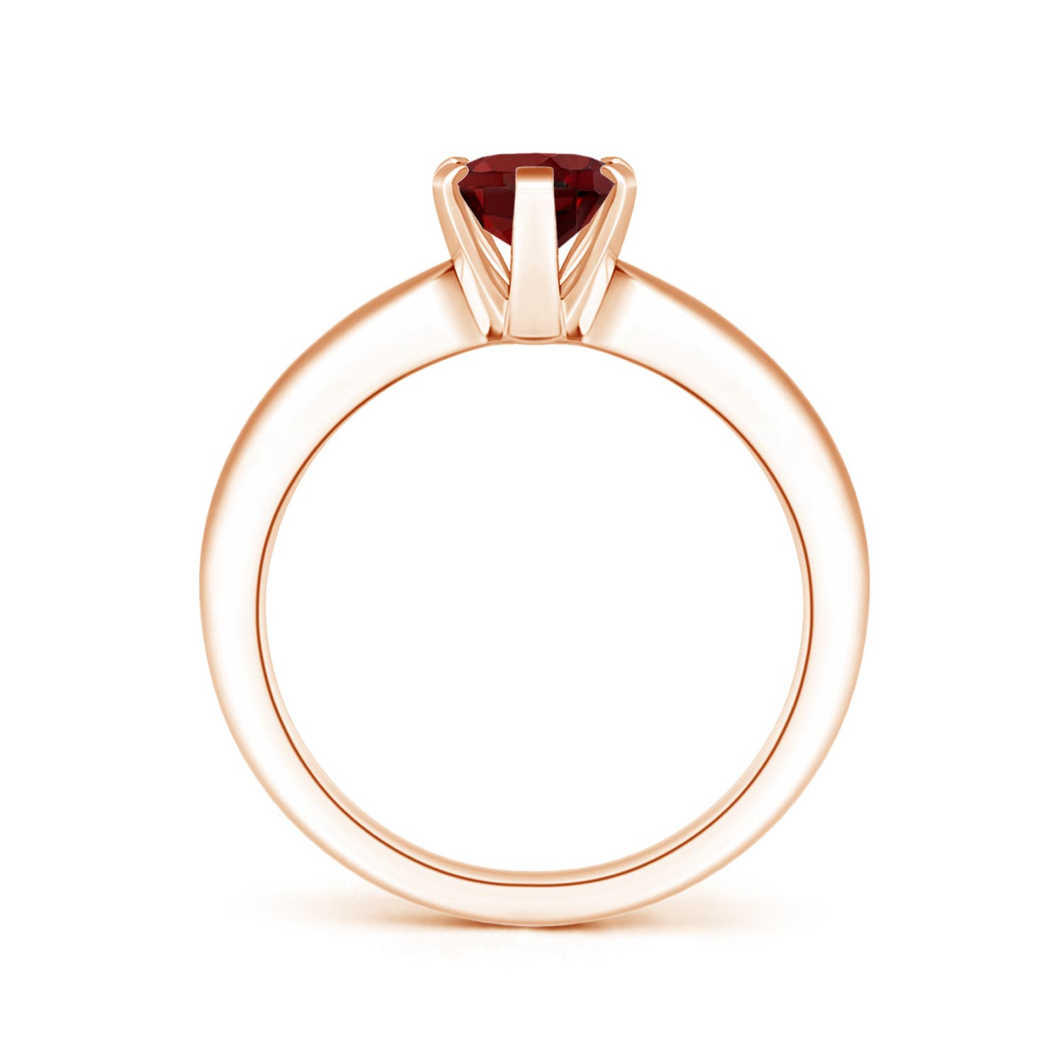 AAAA - Garnet / 1.45 CT / 14 KT Rose Gold