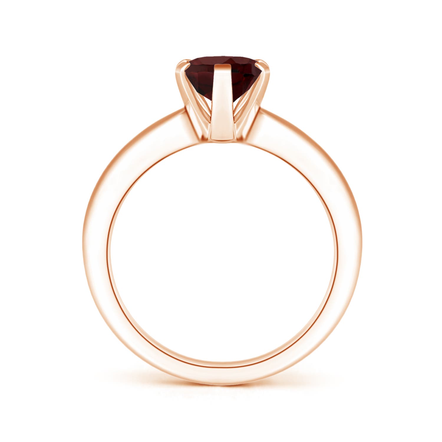 AA - Garnet / 2 CT / 14 KT Rose Gold