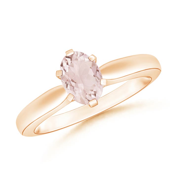 A - Morganite / 0.7 CT / 14 KT Rose Gold